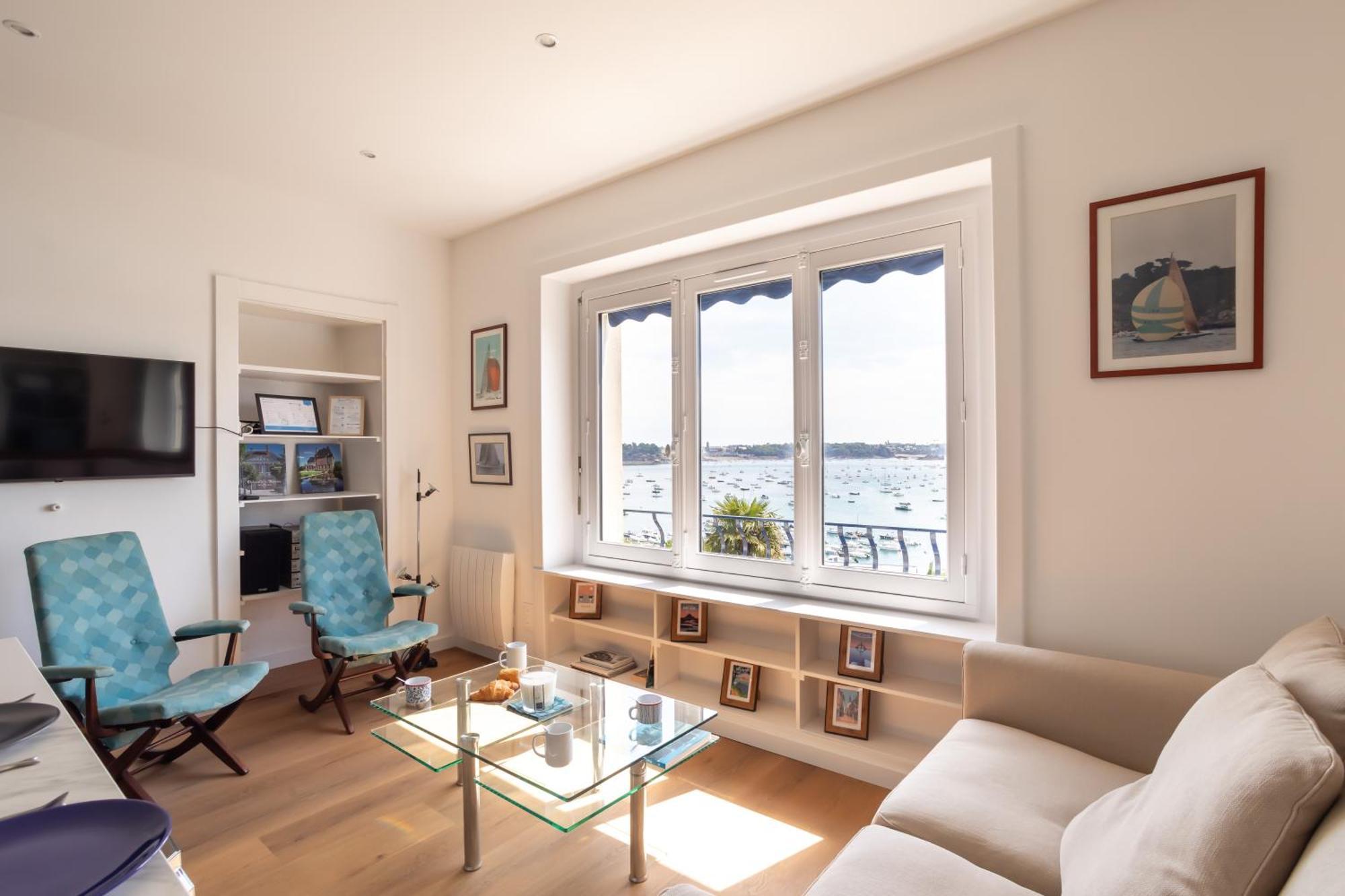 Le Beauvoir 1 - Appt Vue Mer Dinard Eksteriør billede
